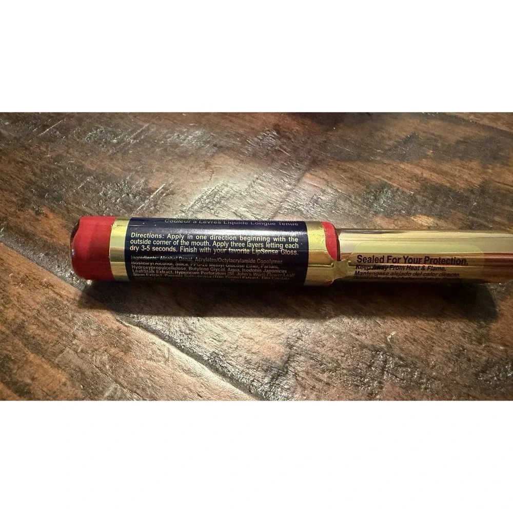 SeneGence LipSense Liquid Lip Color Women .25oz Fly Girl Red Long Lasting Sealed